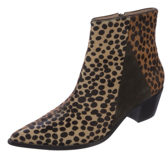 COPY - Ulla Johnson Ponyhair Ankle Boots Size 11 - Picture 1 of 3